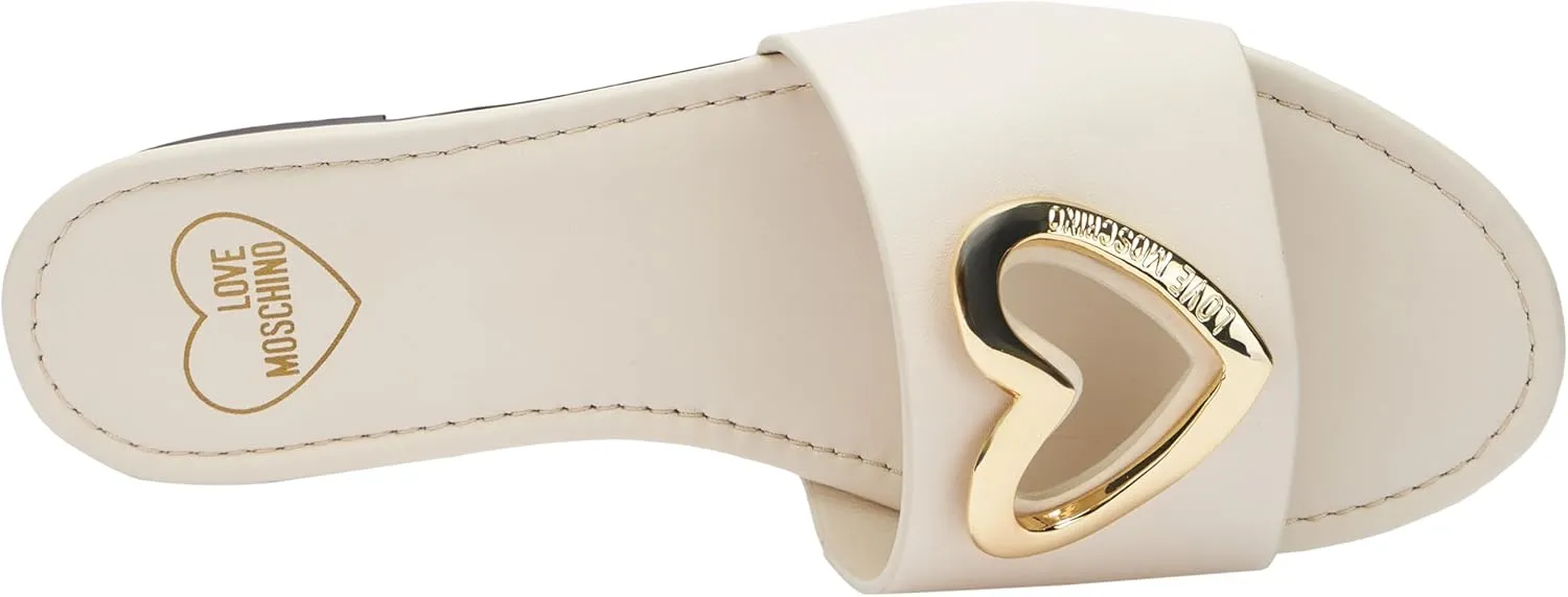 Love Moschino Women's Ja28431g0i Sabotd.Microlite 15 Calf Leather