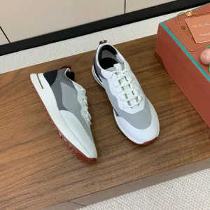 LP Week-End Walk Sneaker In Grey White Mix Black Mesh Fabric 984415