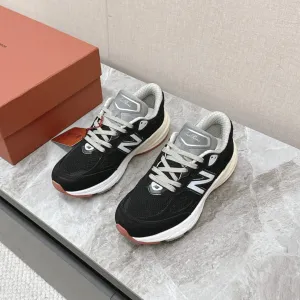 LP x NB 990v6 Sneaker 45mm black suede white calfskin and mesh fabric