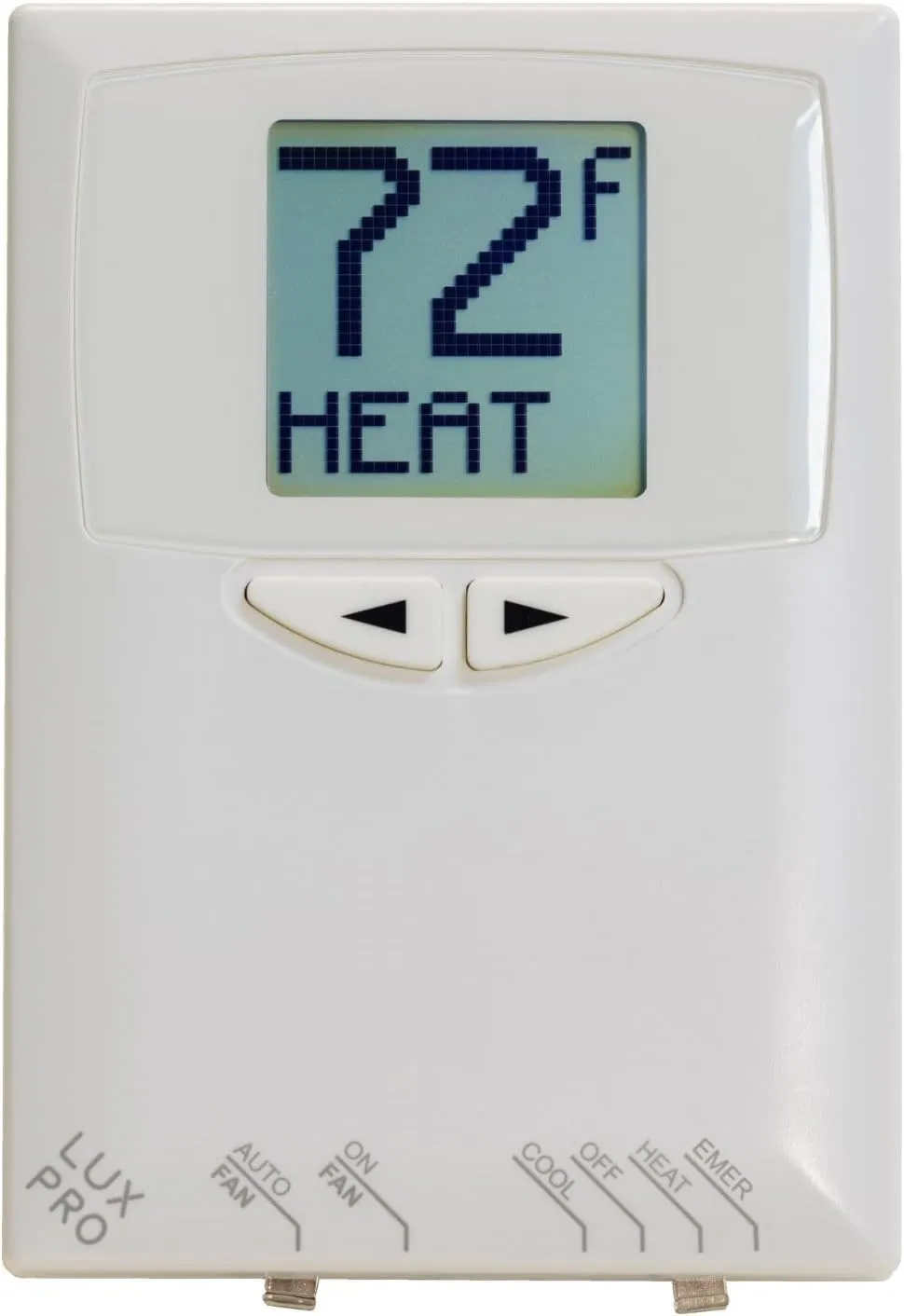 Lux Pro PSDH121B Non-Programmable Thermostat; Heat Pump Only; 2 Heat, 1 Cool; Batteries Included
