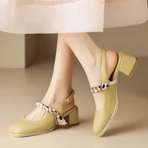 Macy Block Heels