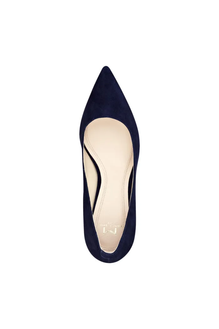 Marc Fisher LTD Zala Block Heel Pointy Toe Pump