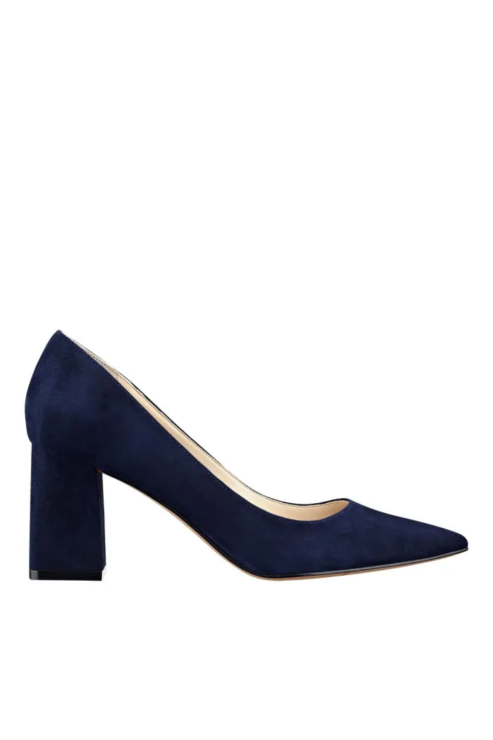 Marc Fisher LTD Zala Block Heel Pointy Toe Pump