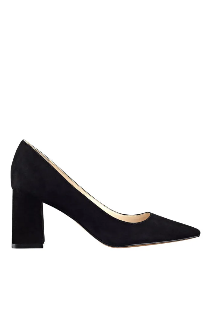 Marc Fisher LTD Zala Block Heel Pointy Toe Pump