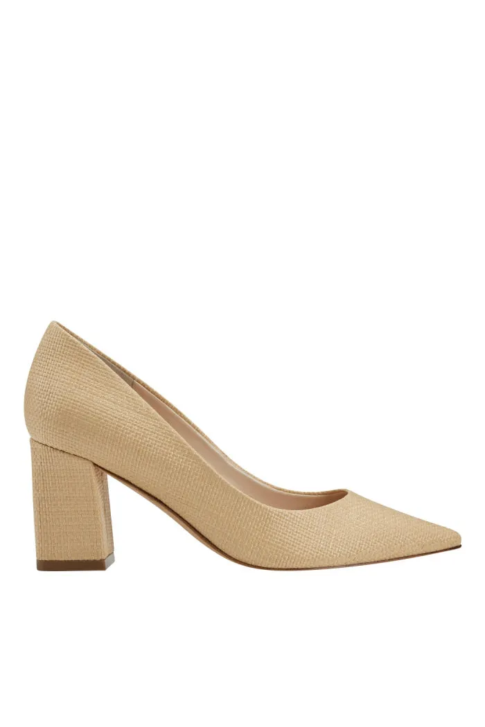 Marc Fisher LTD Zala Block Heel Pointy Toe Pump