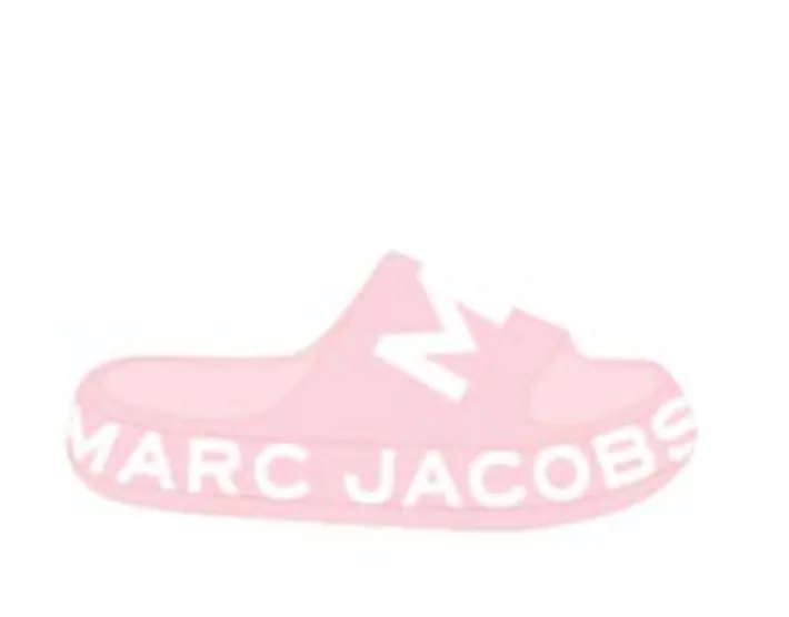 Marc Jacobs Pink Logo Slide