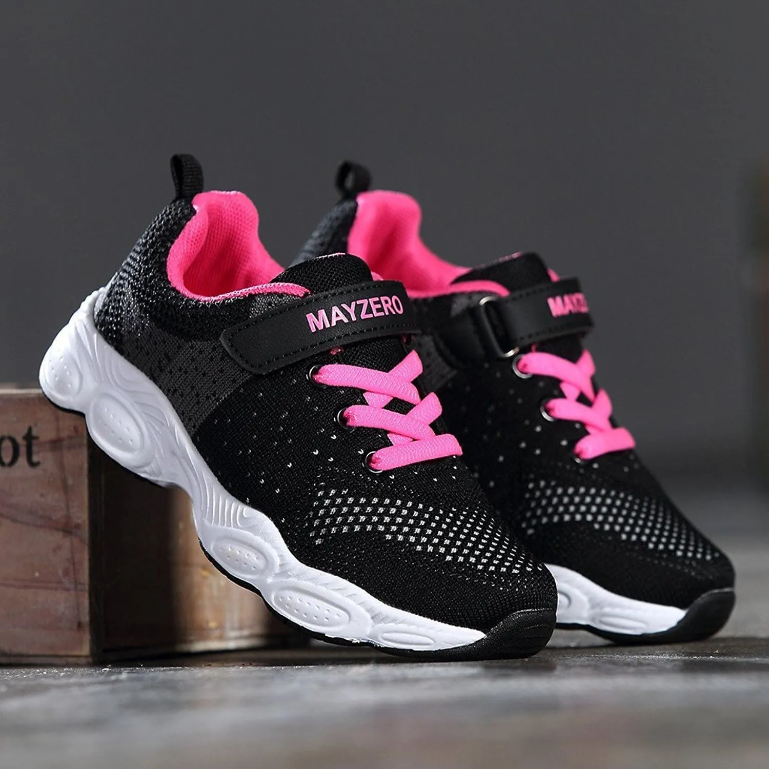 MAYZERO Kids Tennis Shoes Breathable Running Shoes Walking Shoes Fashion Sneakers for Boys and Girls