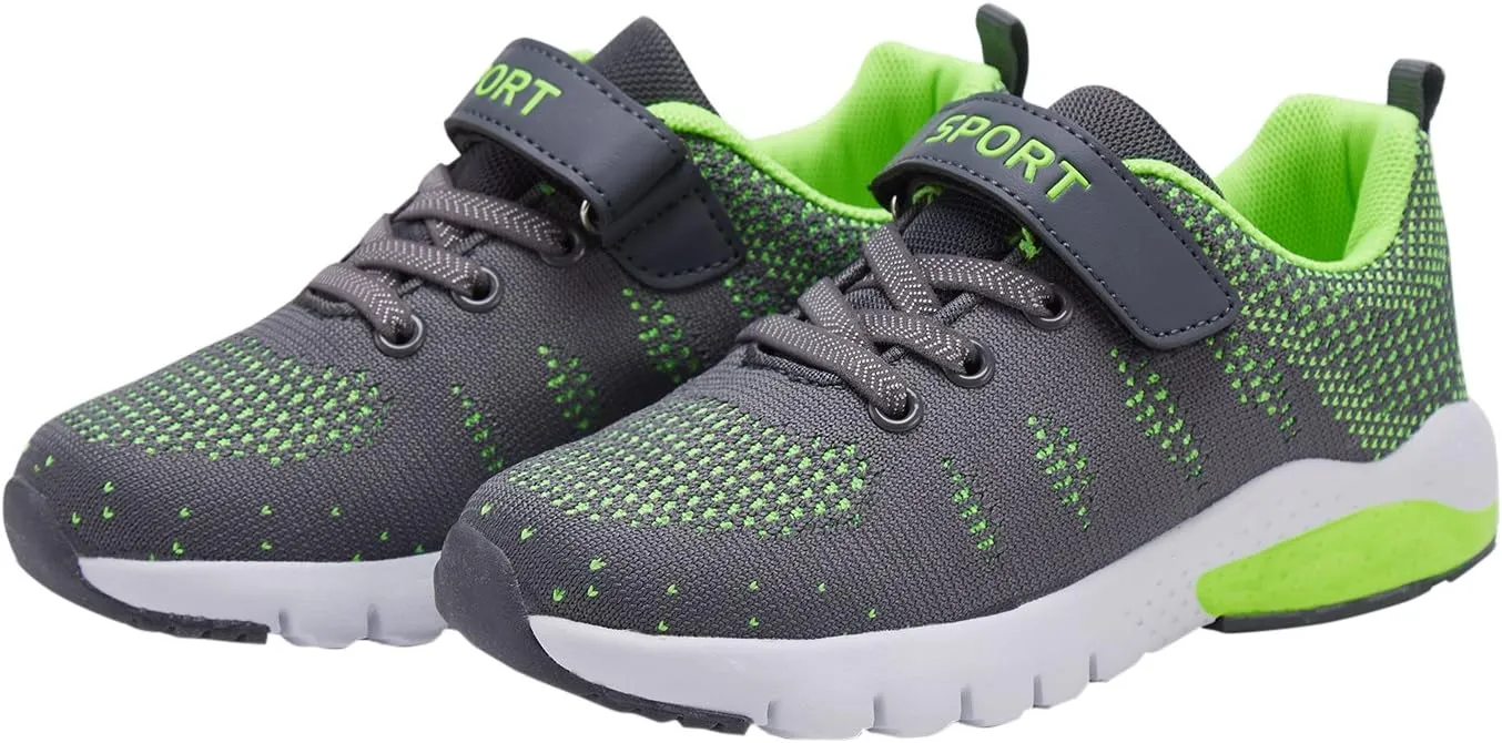MAYZERO Kids Tennis Shoes Running Sports Shoes Breathable Athletic Shoes Lightweight Walking Shoes Fashion Sneakers for Boys and Girls
