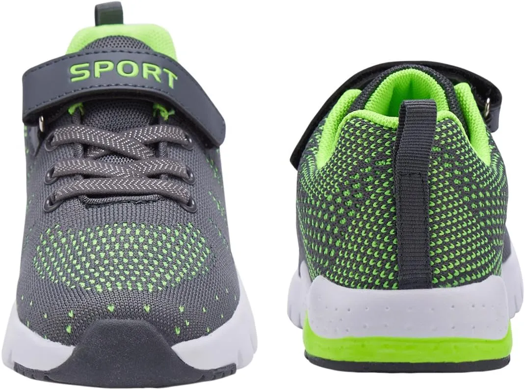 MAYZERO Kids Tennis Shoes Running Sports Shoes Breathable Athletic Shoes Lightweight Walking Shoes Fashion Sneakers for Boys and Girls