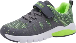 MAYZERO Kids Tennis Shoes Running Sports Shoes Breathable Athletic Shoes Lightweight Walking Shoes Fashion Sneakers for Boys and Girls