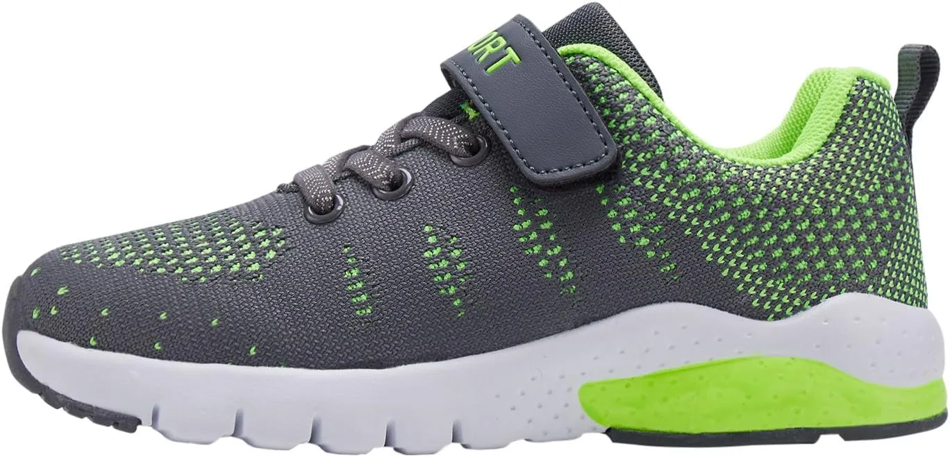 MAYZERO Kids Tennis Shoes Running Sports Shoes Breathable Athletic Shoes Lightweight Walking Shoes Fashion Sneakers for Boys and Girls