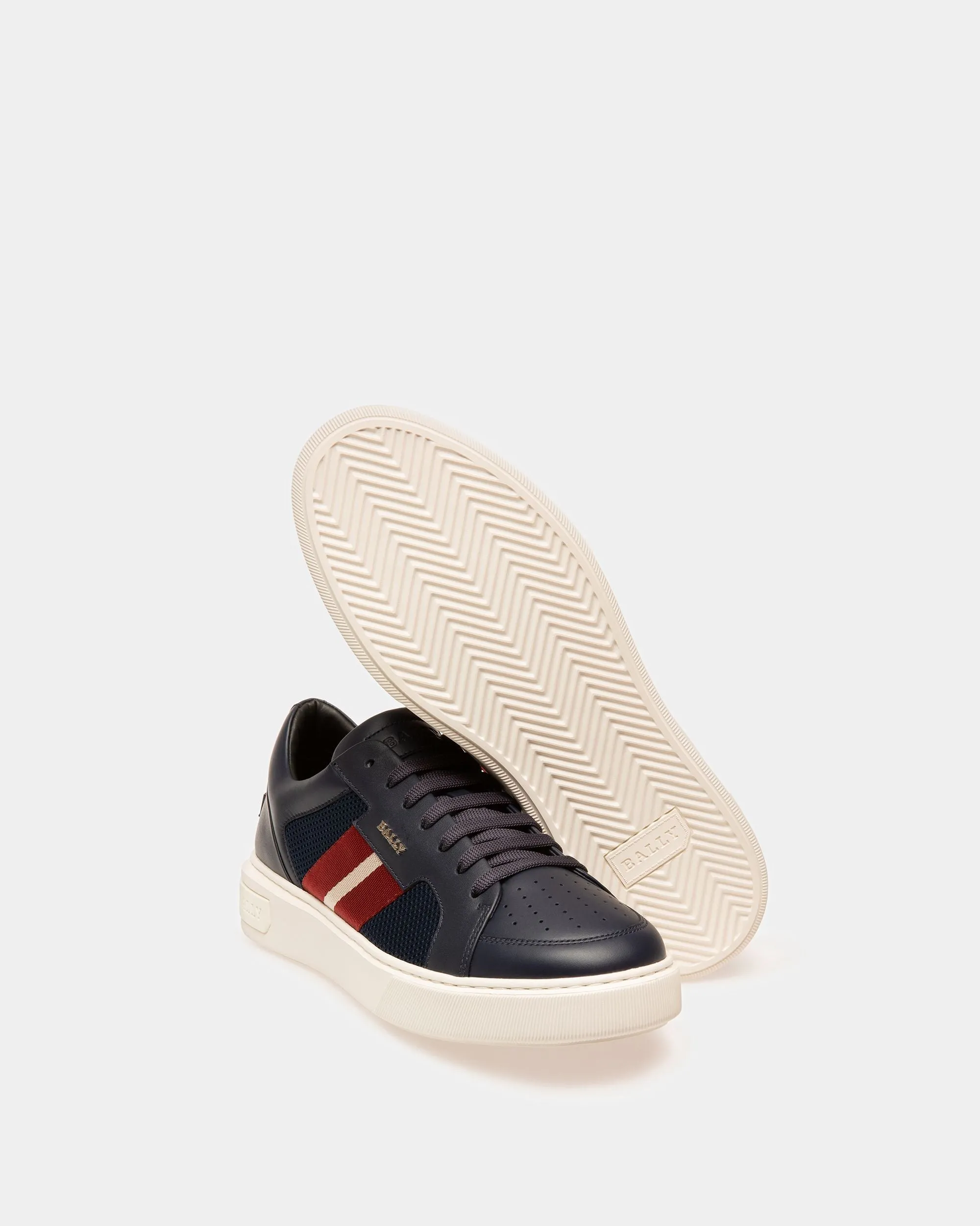 Melys Leather Sneakers In Navy