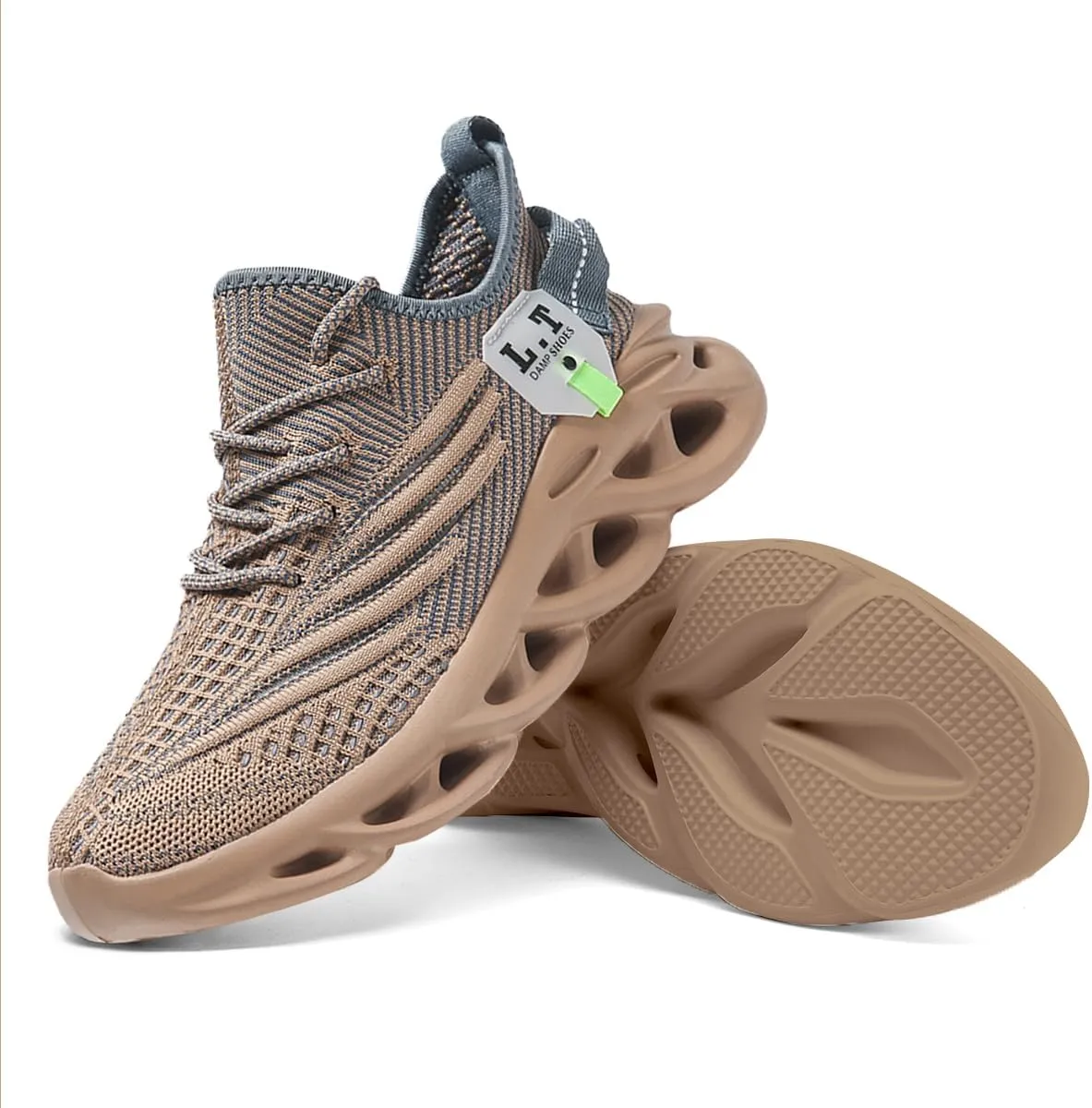 Men Running Shoes Men's Tennis Shoes Lightweight Breathable Fashion Sneakers Non Slip Workout Gym Shoes for Running Black