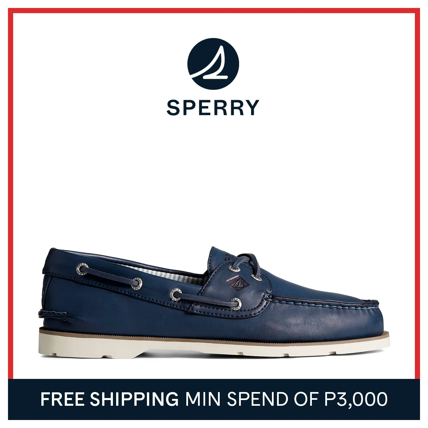 Men's Leeward Boat Shoes Topsider - Navy (STS24103)