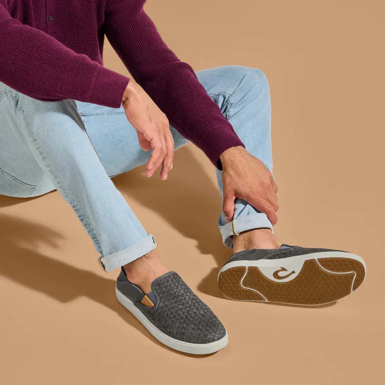 MEN'S OLUKAI LAE'AHI LAUHALA | ASH / ASH