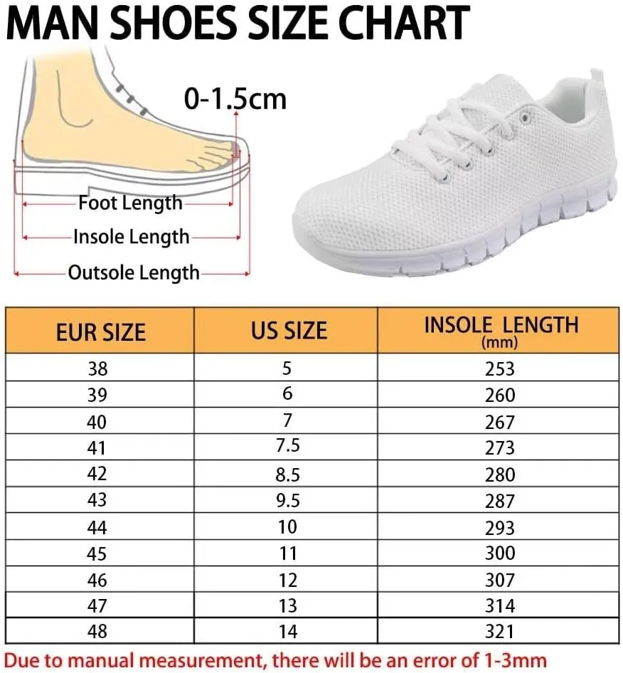 Men's Supportive Running Shoes Lace-Up Non Slip Tennis Sneakers Breathable Comfort Outdoor Shoes for Athletic US 5-14 Black Sole