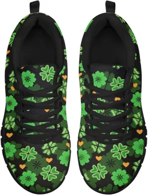 Men's Supportive Running Shoes Lace-Up Non Slip Tennis Sneakers Breathable Comfort Outdoor Shoes for Athletic US 5-14 Black Sole