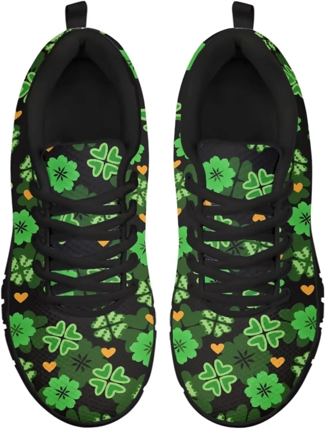 Men's Supportive Running Shoes Lace-Up Non Slip Tennis Sneakers Breathable Comfort Outdoor Shoes for Athletic US 5-14 Black Sole