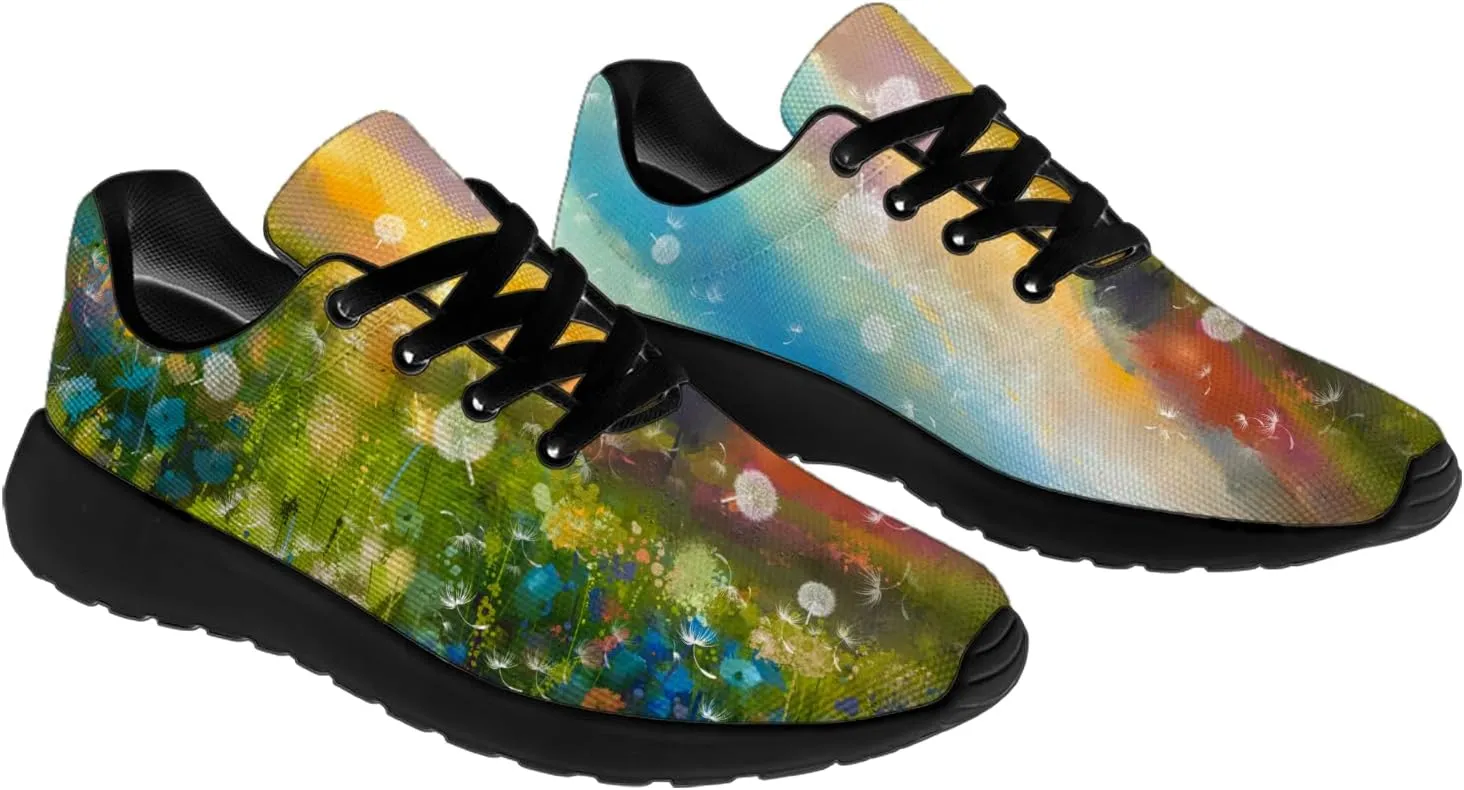 Men's Women's Dandelion Shoes Comfort Lightweight Running Tennis Gym Shoes Walking Sneakers Gifts for Dad Mom