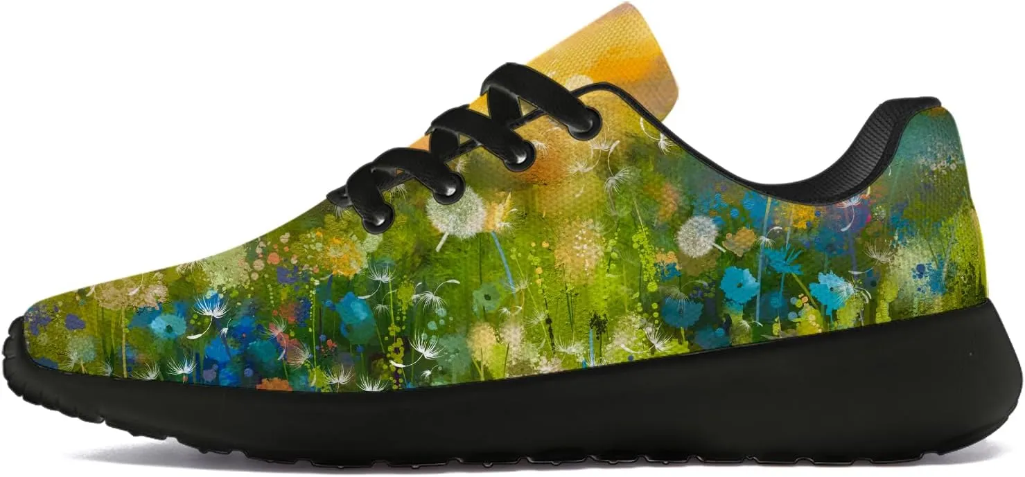 Men's Women's Dandelion Shoes Comfort Lightweight Running Tennis Gym Shoes Walking Sneakers Gifts for Dad Mom