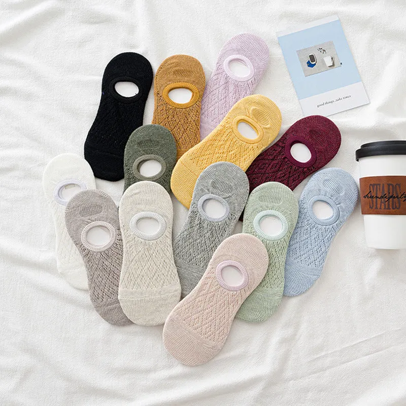 Mesh Short-cut Boat Socks Breathable