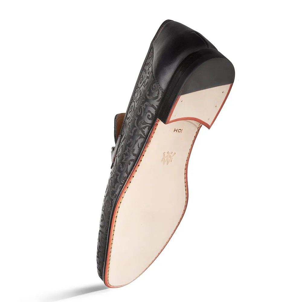 Mezlan Alcaraz Men's Shoes Laser Print Calf-Skin Leather Slip-On Loafer (MZ3788)