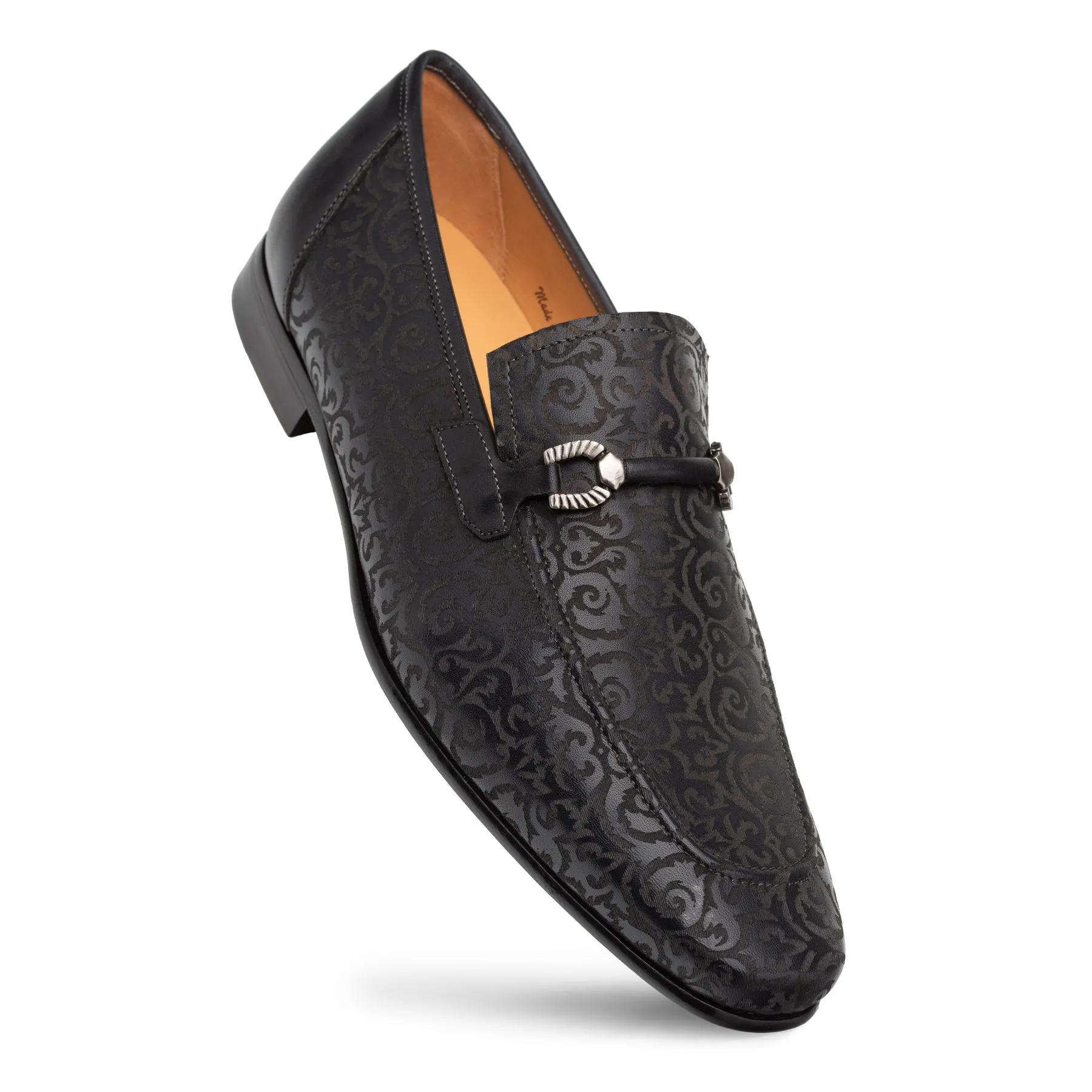 Mezlan Alcaraz Men's Shoes Laser Print Calf-Skin Leather Slip-On Loafer (MZ3788)