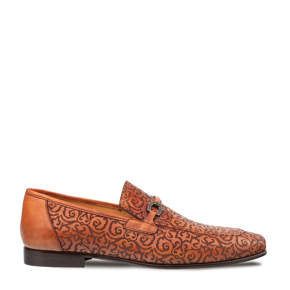Mezlan Alcaraz Men's Shoes Laser Print Calf-Skin Leather Slip-On Loafer (MZ3788)