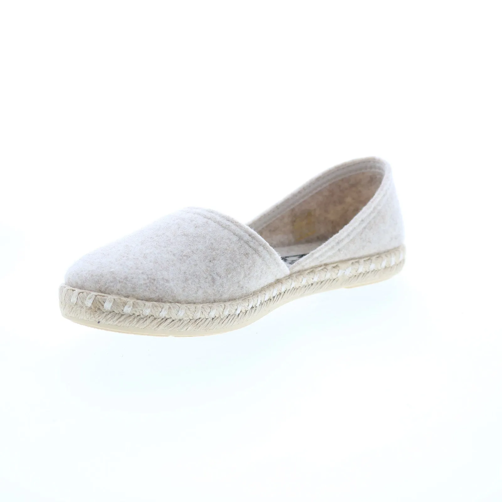 Miz Mooz Costa Womens Gray Canvas Slip On Loafer Flats Shoes
