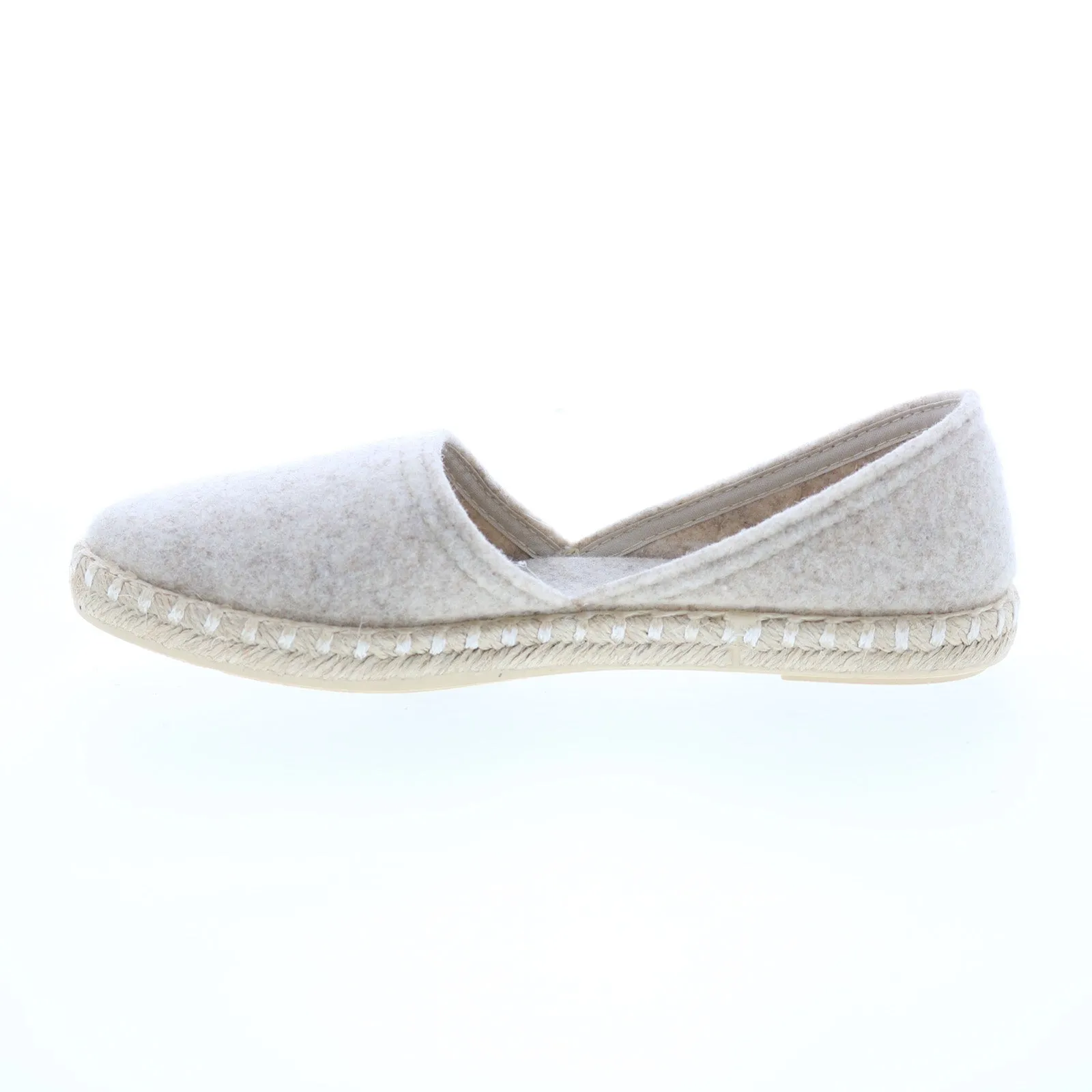 Miz Mooz Costa Womens Gray Canvas Slip On Loafer Flats Shoes