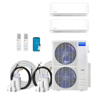 MRCOOL DIYM248HPW01C01 DIY Multi-Zone Series Ductless Heat Pump, White