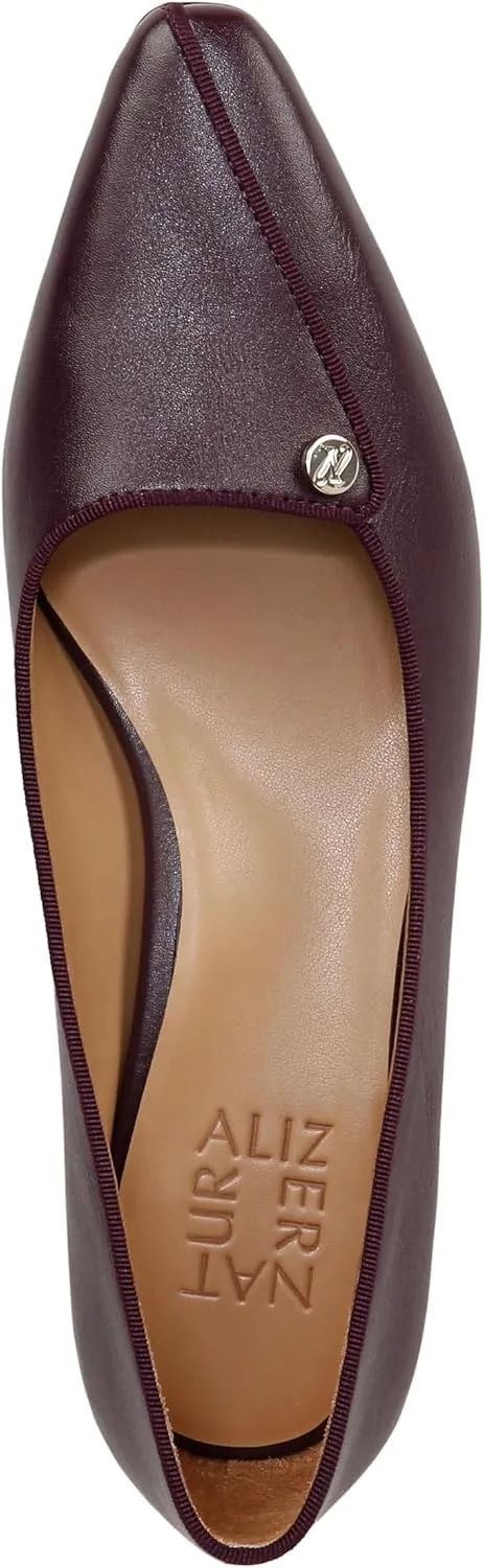 Naturalizer Womens Georgia Pointed Toe Low Block Heel Pump