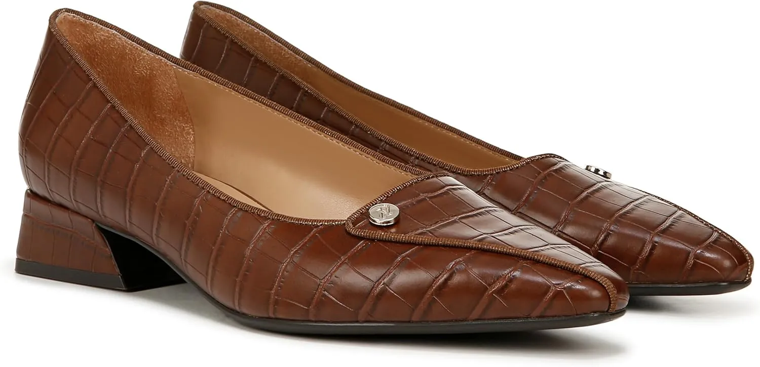 Naturalizer Womens Georgia Pointed Toe Low Block Heel Pump