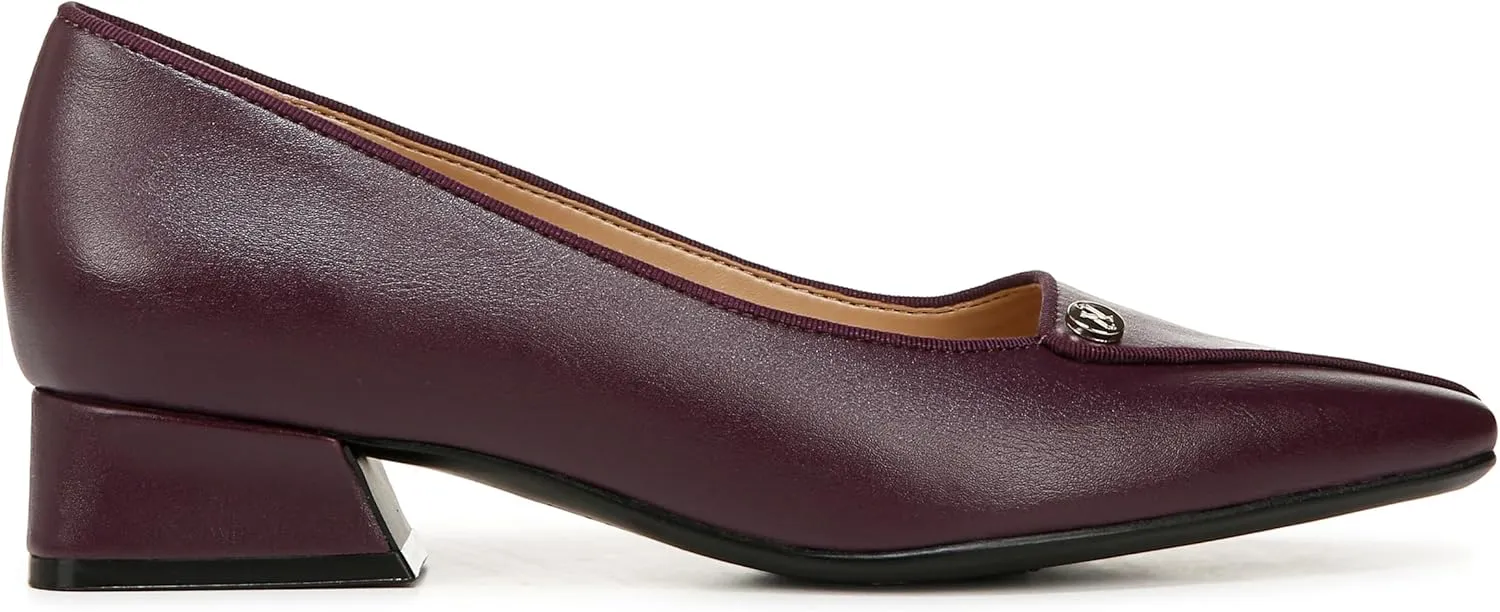 Naturalizer Womens Georgia Pointed Toe Low Block Heel Pump
