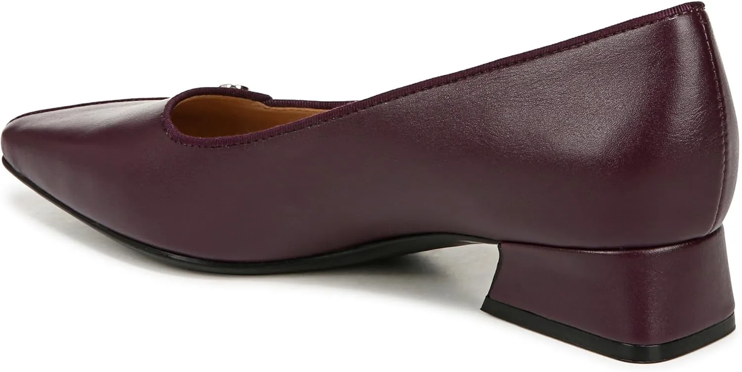 Naturalizer Womens Georgia Pointed Toe Low Block Heel Pump