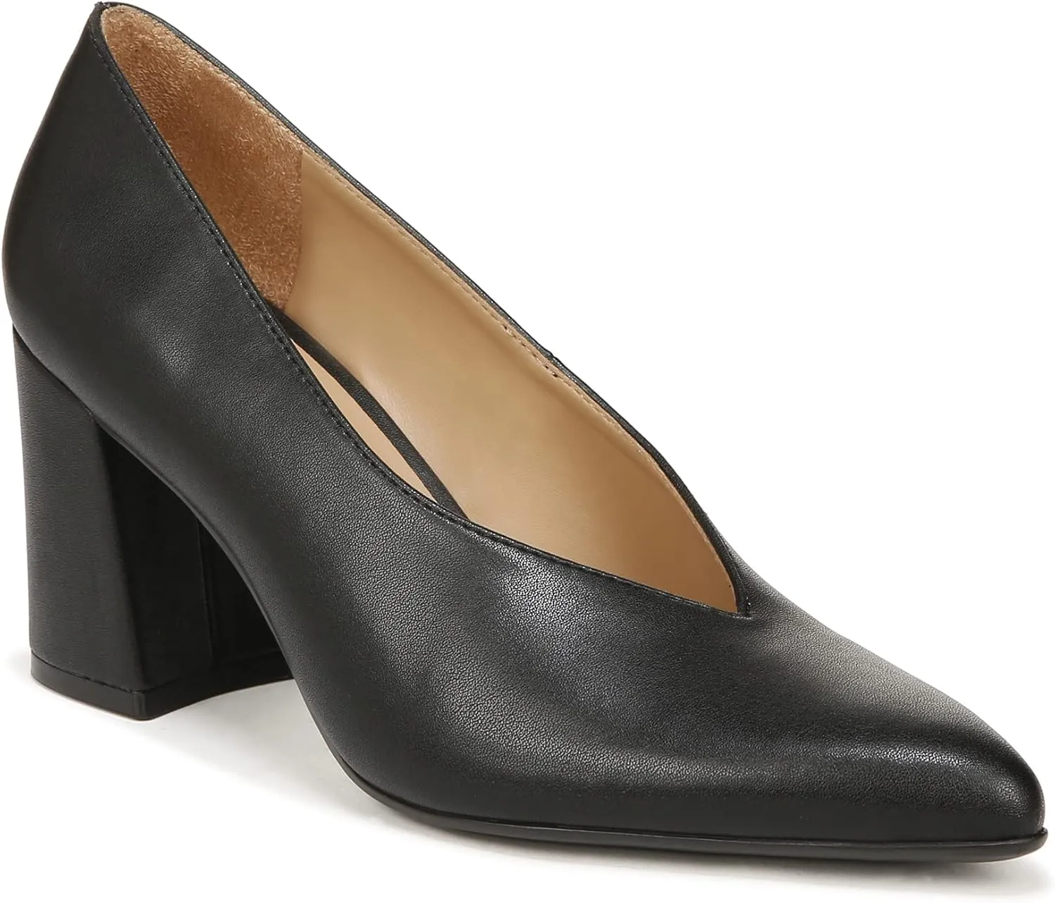 Naturalizer Women's Paden Chunky Heel Pointed Toe Pump