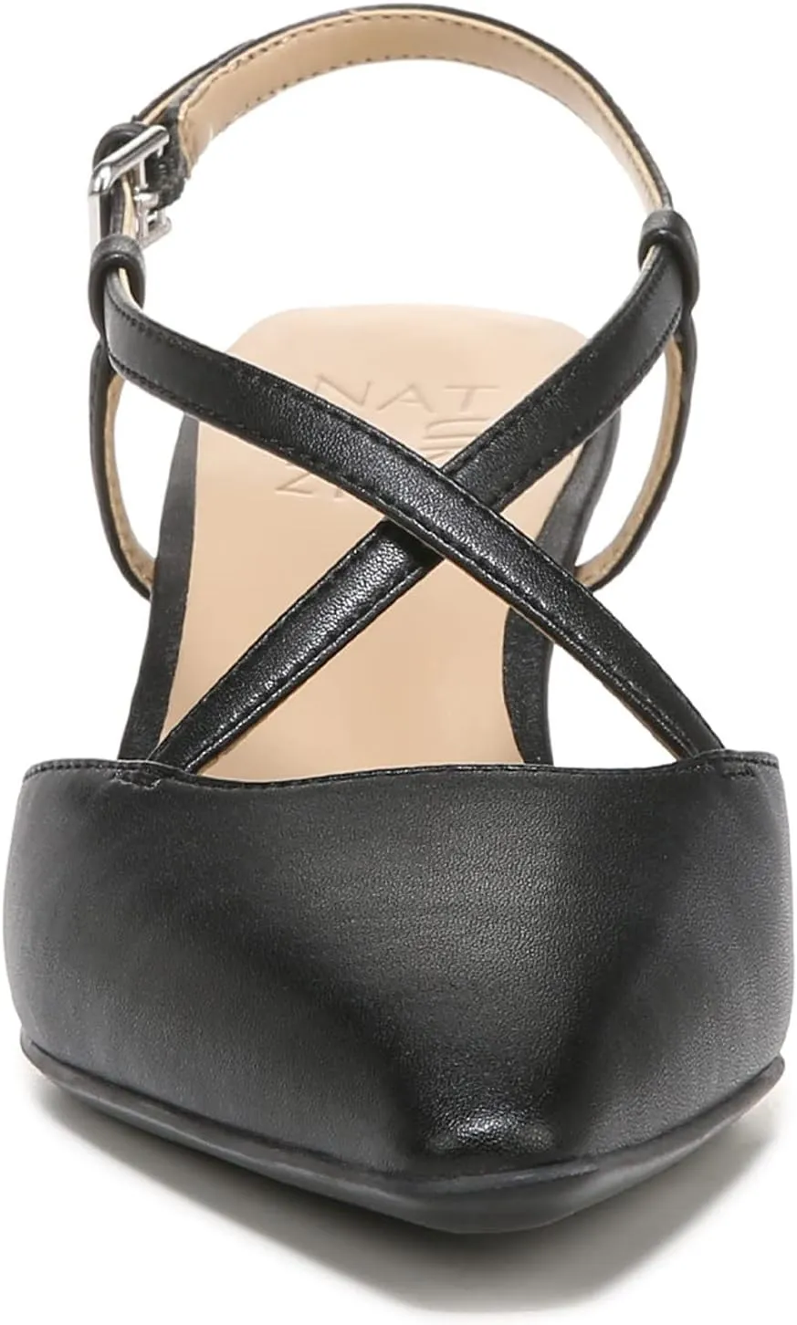 Naturalizer Women's Tahira Strappy Slingback Low Heel Pointed Toe Pump
