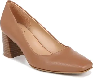 Naturalizer Women's Warner Square Toe Block Heel Pump