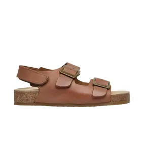 NATURINO LUND UNISEX LEATHER SANDAL COGNAC