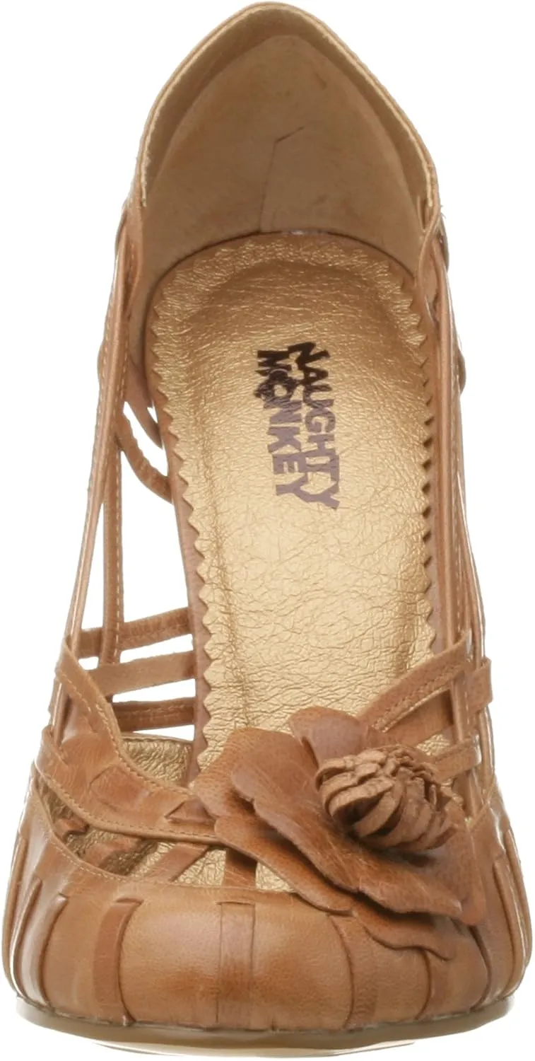 Naughty Monkey Women's Wows-Her Pump with Flower