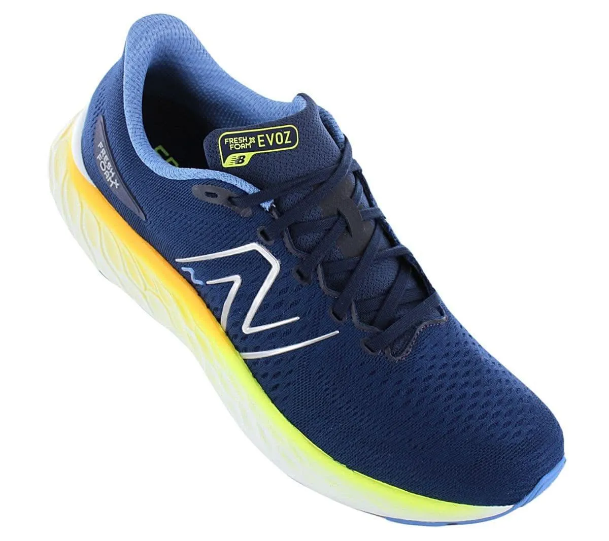 New Balance Fresh Foam X EVOZ v3 - Herren Laufschuhe Blau MEVOZLH3