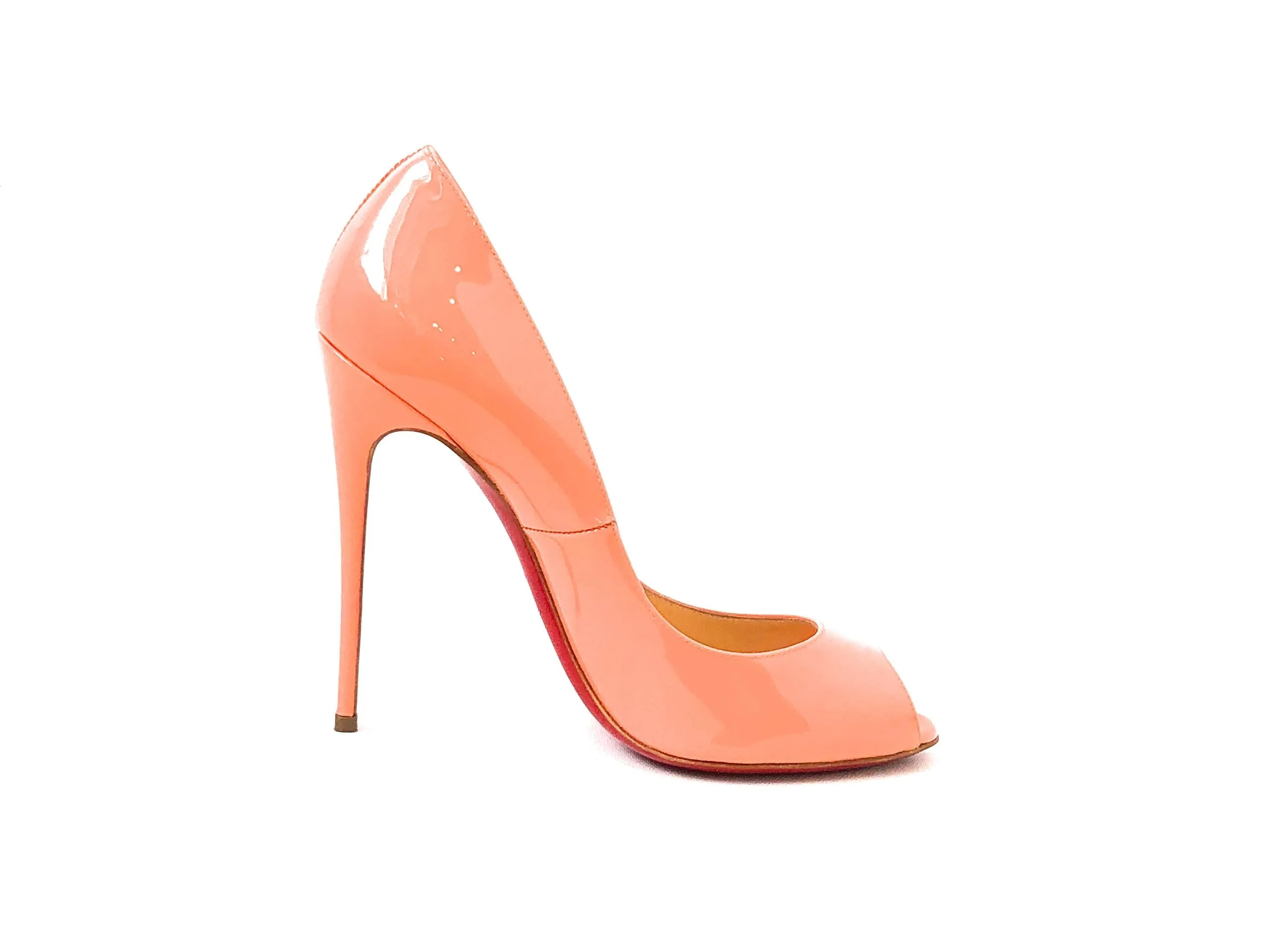 NEW Christian Louboutin Youpi 120 Patent Leather Pump Size 39 It (9 Us)