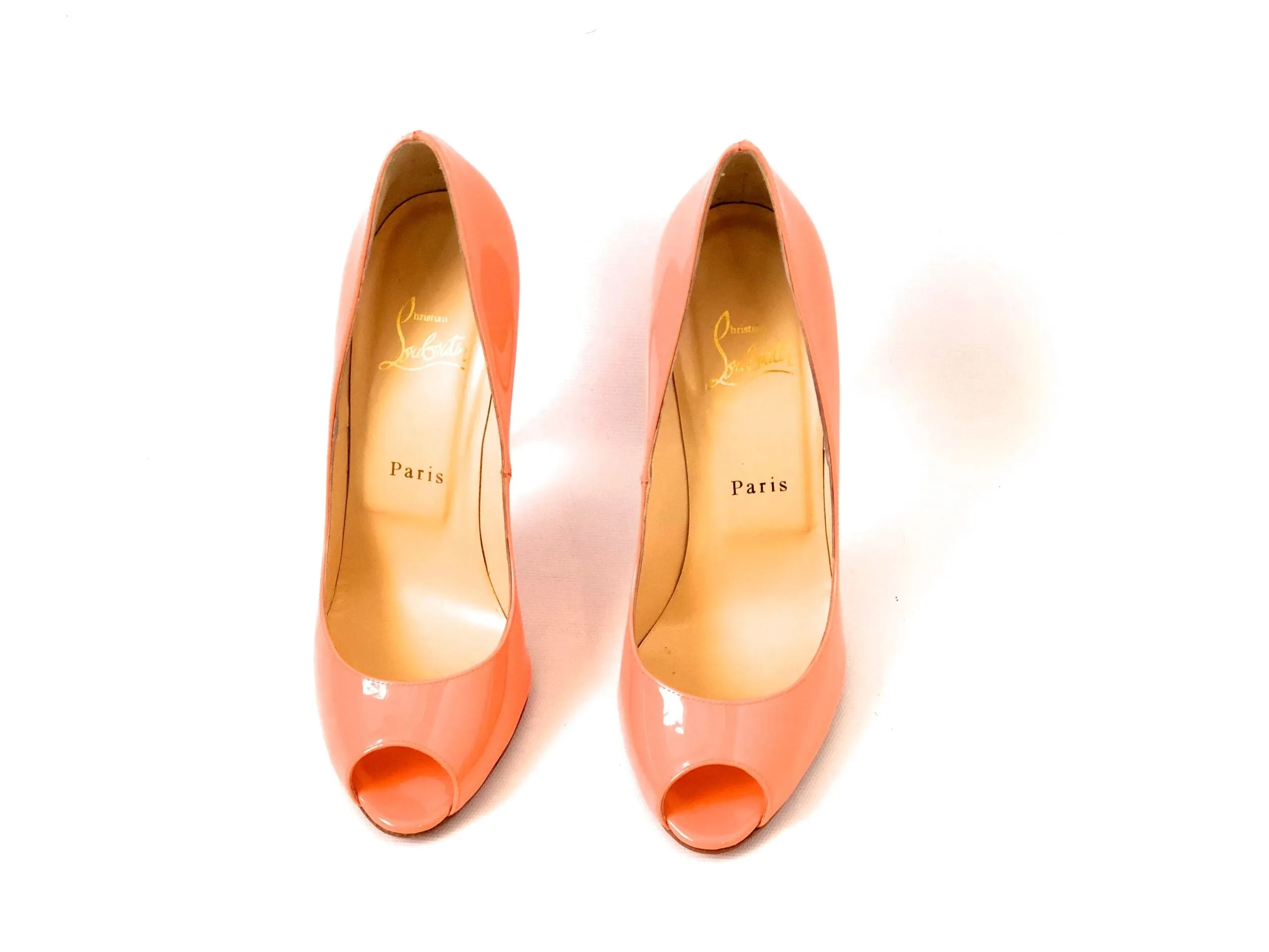 NEW Christian Louboutin Youpi 120 Patent Leather Pump Size 39 It (9 Us)