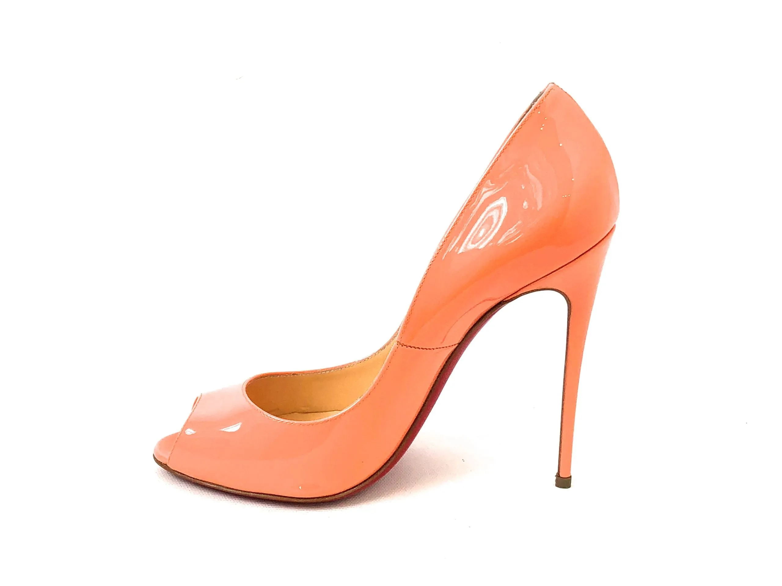 NEW Christian Louboutin Youpi 120 Patent Leather Pump Size 39 It (9 Us)