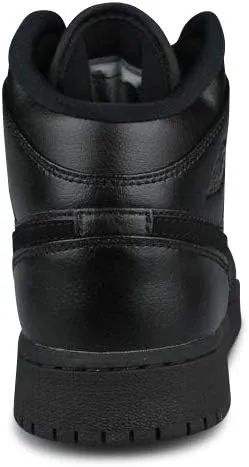 Nike Boys Air Jordan 1 Mid (gs) Shoe Kids Big Kids 554725-090 Size