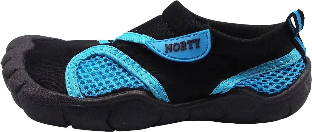 NORTY Water Shoes for Boys and Girls - Swim Socks for Beach, Boat, and Pool - Skeletoe Barefoot Design - Cruise Ship Essentials for Kids - Hiking and Camping Footwear