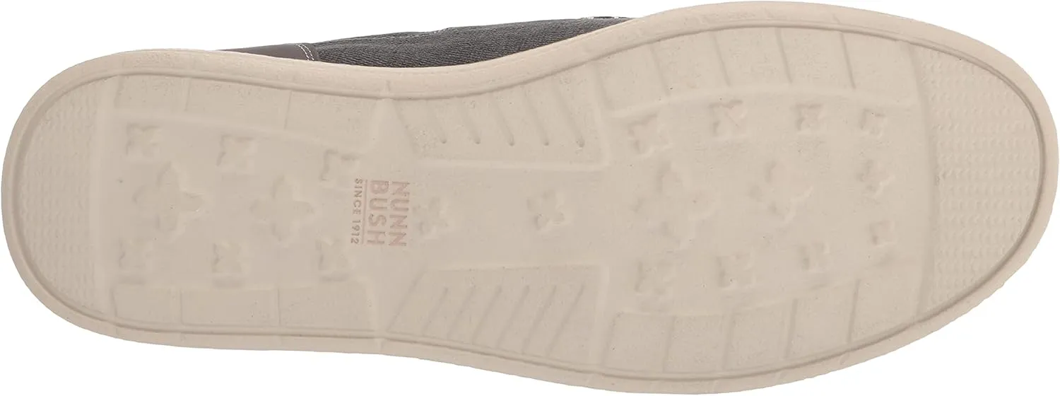 Nunn Bush Men's Brewski Canvas Moccasin Toe Slip-on Comfortable & Lightweight Loafer