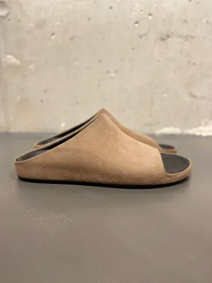 OFFICINE CREATIVE BABOUCHE/002 SLIDE SUEDE TAUPE