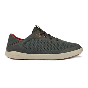 Olukai Moku Pae Sneaker with Drop in Heel in Island Salt & Pavement/Vintage Blue
