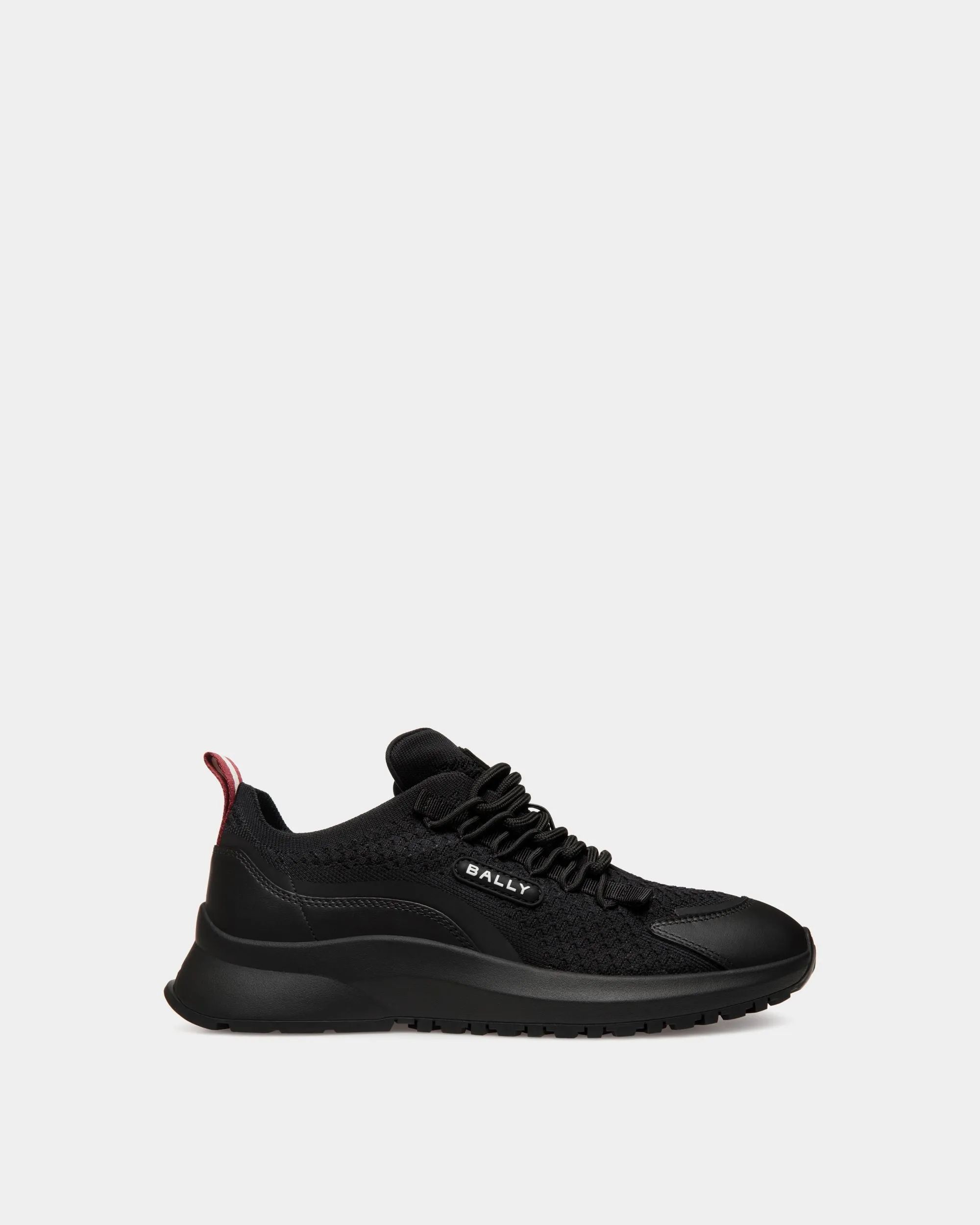 Outline Sneaker in Black Knit